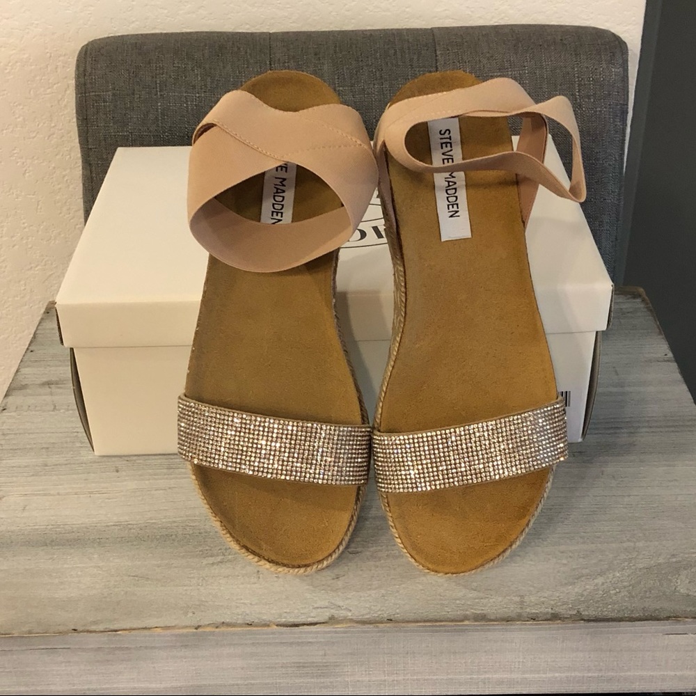 Steve Madden Rhinestone Sandals - Picture 4 of 4
